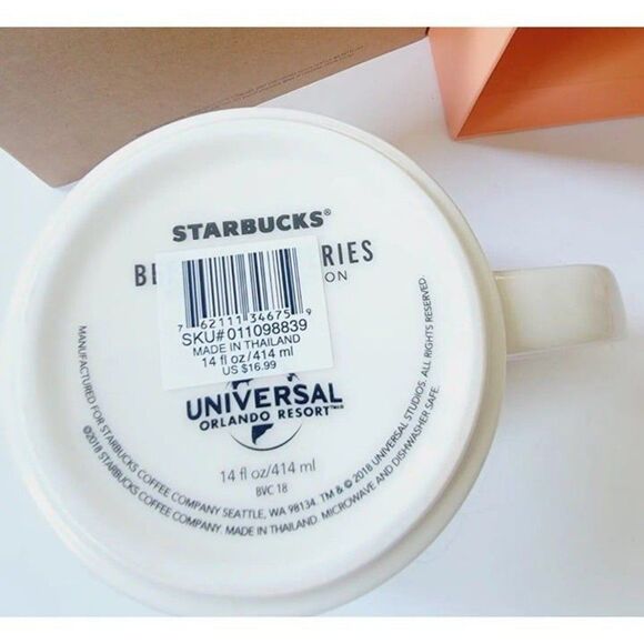 Universal Orlando Resort studio Starbucks Coffee Cup Mug new w/box discontinued - Picture 4 of 8